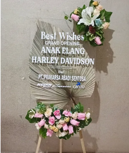 Papan Akrilik Ucapan Grand Opening Ogan Komering Ulu